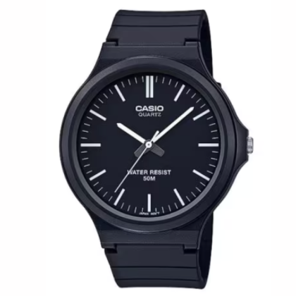 Casio General MW-240-1EV Black Resin Band Men Watch